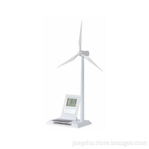 Multifunction Solar Wind Turbine Model with Digital Calendar